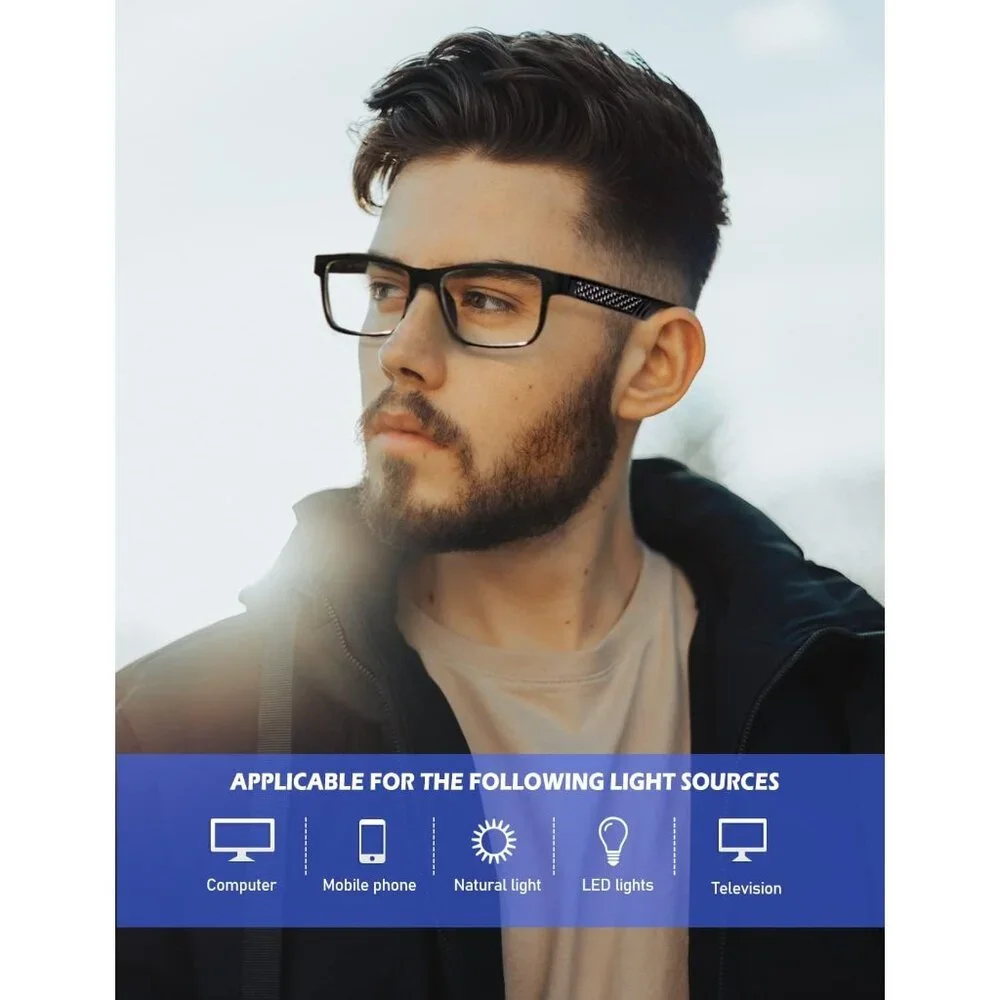 Unisex Red Sleek Frame HD Lens Digital Interface With Futuristic Smart Glasses - Picture 2 of 6